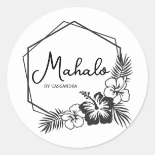 Mahalo thank you customisable Hawaiian  sticker