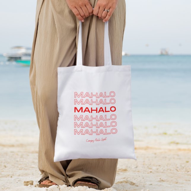 Mahalo Thank You Shopping Bag (mahalo hawaii totebag)