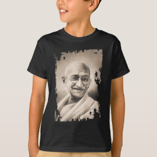 Mahatma Gandhi Black T-Shirt
