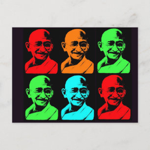 Mahatma Gandhi Collage Postcard