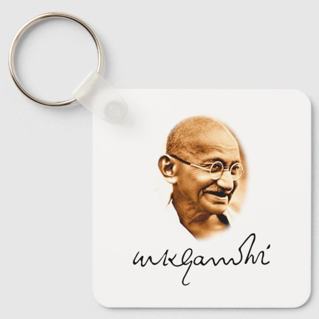 Mahatma Gandhi Key Ring (Front)