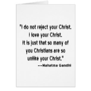 Mahatma Gandhi on Christians