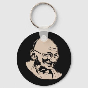 Mahatma Gandhi Portrait Keychain