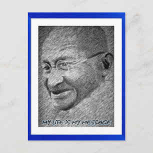 Mahatma Gandhi Postcard