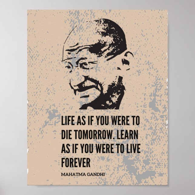 Mahatma Gandhi Poster  (Front)