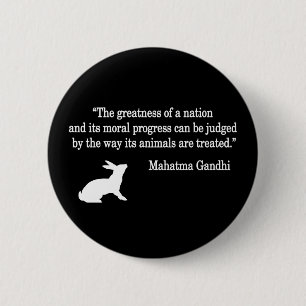 Mahatma Gandhi Quote Collection 6 Cm Round Badge
