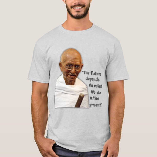 Mahatma Gandhi Themed T-Shirt (Front)