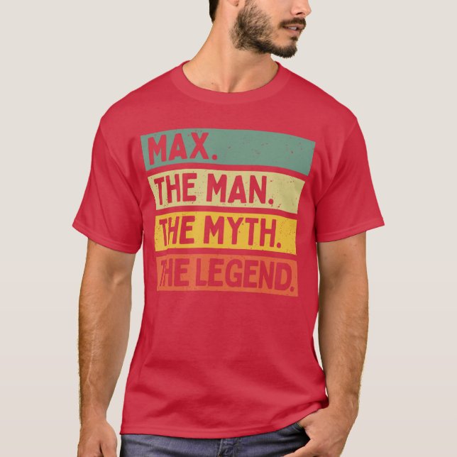 Mahe Manhe Mythhe Legend Funny Personalized Quote  T-Shirt (Front)