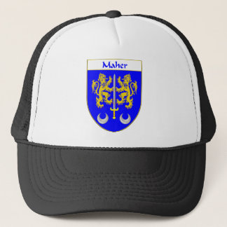 Maher Coat of Arms/Family Crest Trucker Hat