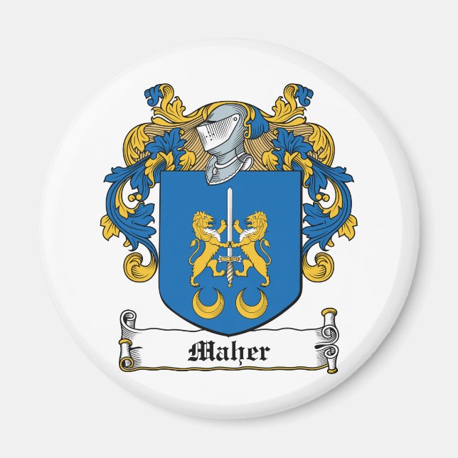 Maher Family Crest Magnet (Front)