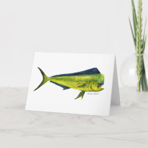 Mahi Mahi fish card