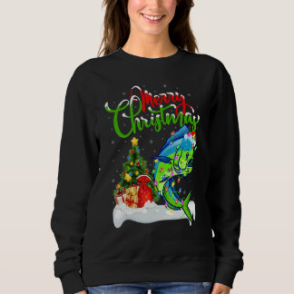 Mahi Mahi Fish   Xmas Decorations Mahi Mahi Christ Sweatshirt