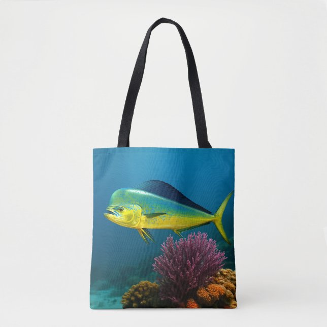 Mahi-Mahi Majesty Tote Bag (Front)