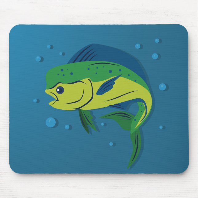 Mahi Mahi Mouse Pad (Front)