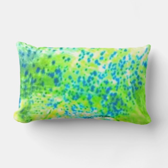 Mahi Mahi Throw Pillow by Patternwear© (Front)