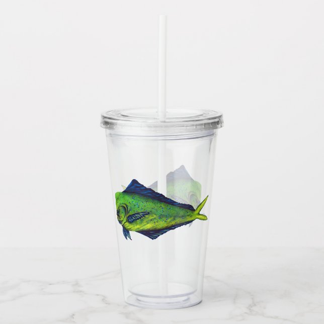 MahiMahi Acrylic Tumbler (Front)