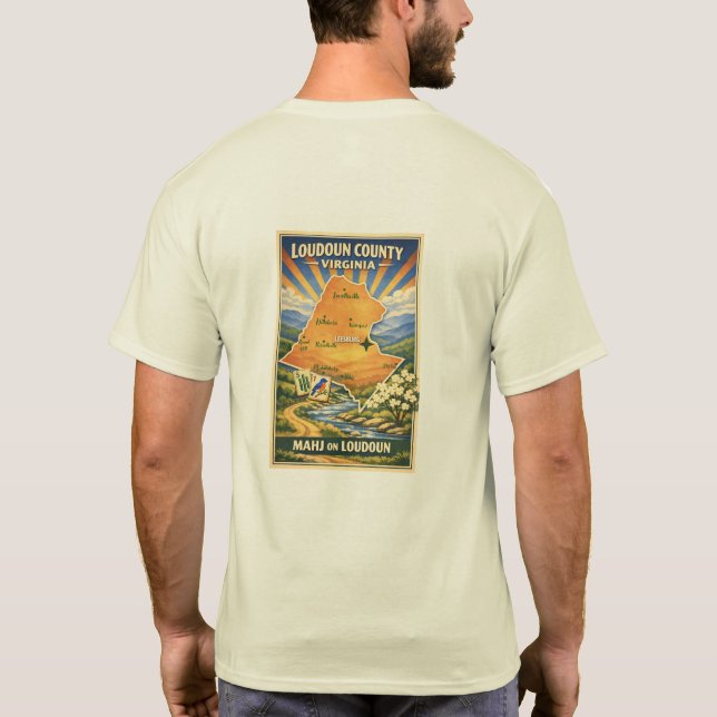 Mahj On Loudoun T-shirt (Back)