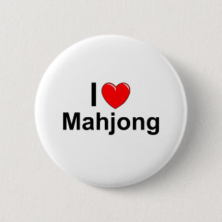 Mahjong 6 Cm Round Badge