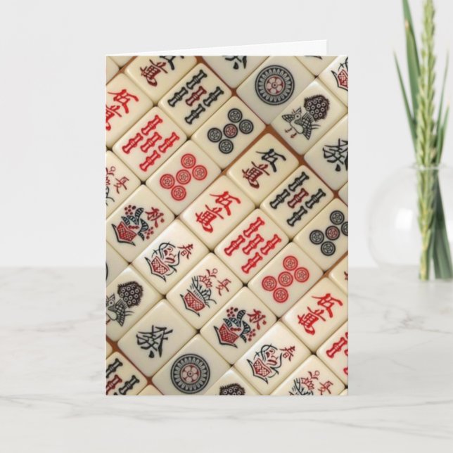Mahjong all-occasion card (Front)