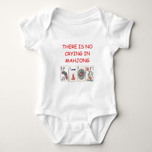 MAHJONG BABY BODYSUIT (Front)