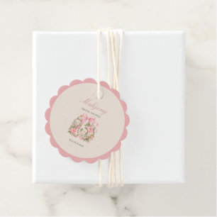 Mahjong bridal shower favour tags