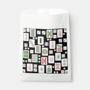 Mahjong cards game dice  favour bags