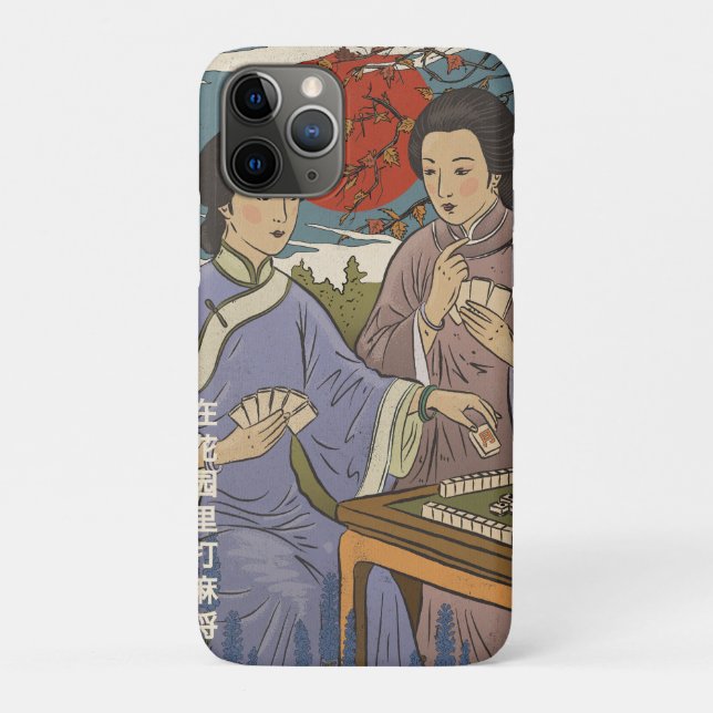 Mahjong Case-Mate iPhone Case (Back)