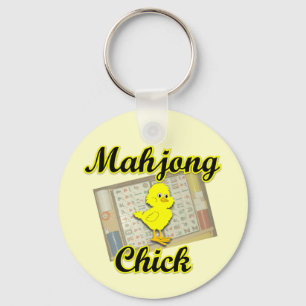 Mahjong Chick #2 Key Ring