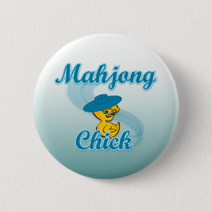 Mahjong Chick #3 6 Cm Round Badge