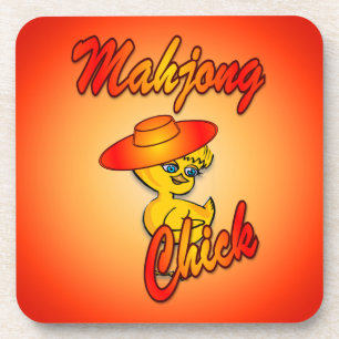 Mahjong Chick #5 Coaster
