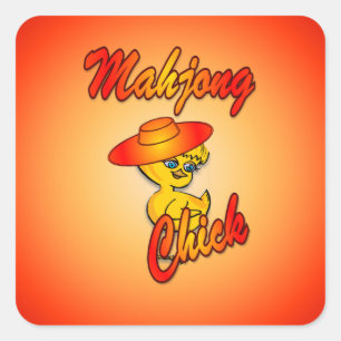 Mahjong Chick #5 Sticker
