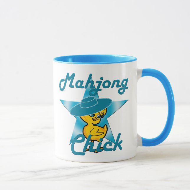 Mahjong Chick #7 Mug (Right)