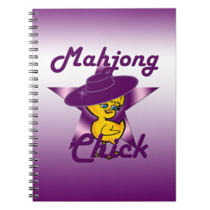 Mahjong Chick #9 Spiral Notebook