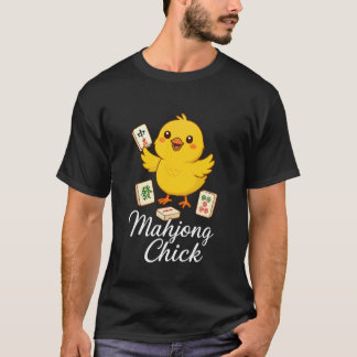 Mahjong Chick Chinese Game T-Shirt