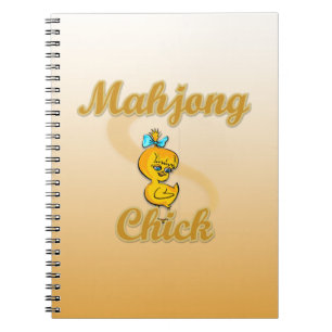 Mahjong Chick Spiral Notebook