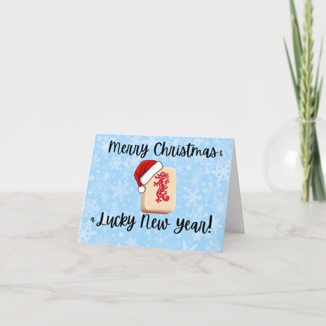 Mahjong Christmas Card (Front)