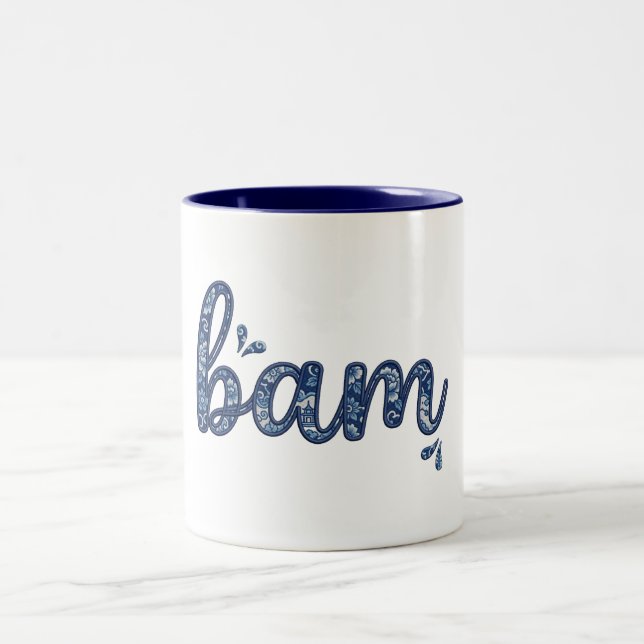 Mahjong Coffee Mug Chinoiserie Chic Bam (Center)