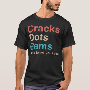 Mahjong Cracks Dots Bams Game T-Shirt