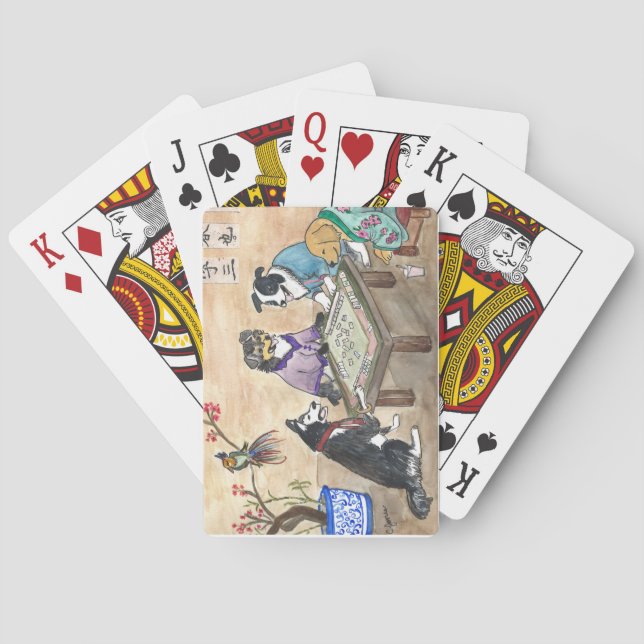 Mahjong Dogs -  Playing Cards (Back)