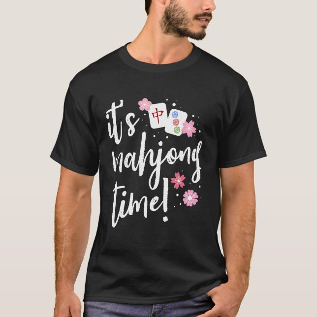 Mahjong For Her Mahjong Player T-Shirt (Front)