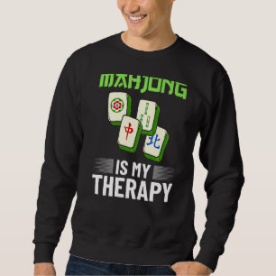 Mahjong Game Table Cards Player Tile American Sweatshirt