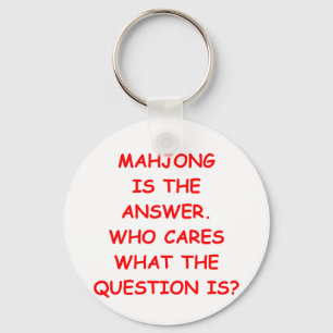 mahjong key ring
