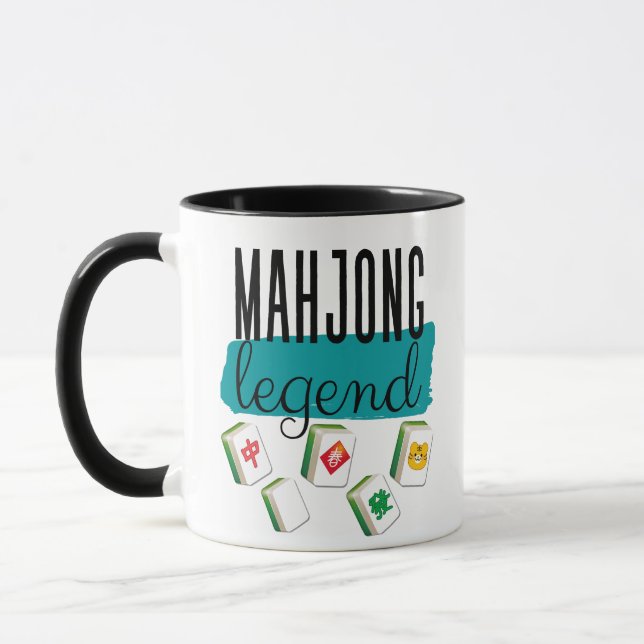Mahjong Legend | Funny Mahjong Mug (Left)