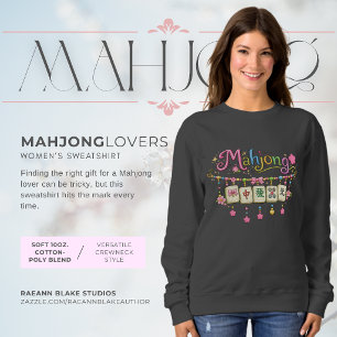 Mahjong Lovers Ladies Basic Sweatshirt