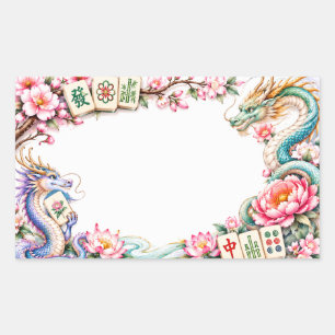 Mahjong Mahjongg name sticker