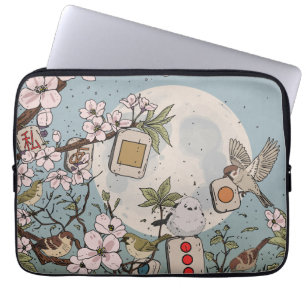 Mahjong Moonrise Laptop Sleeve