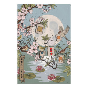 Mahjong Moonrise Photo Print