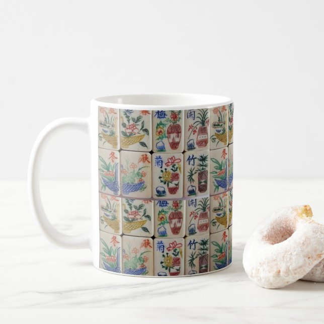 Mahjong Mug (With Donut)