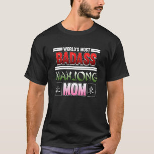 Mahjong Mum Game Mahjong Player Games Graphic T-Shirt