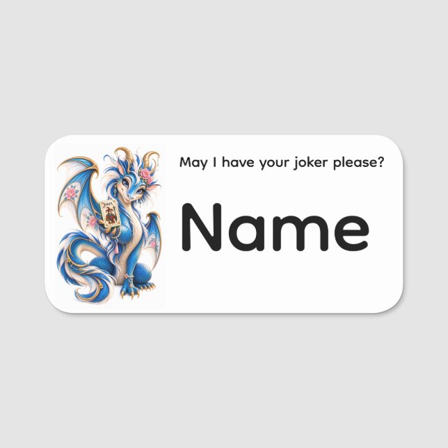 Mahjong Name Tag (Front)